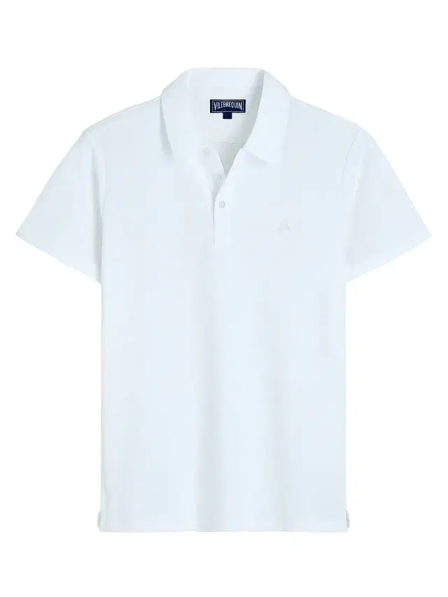 Vilebrequin Men's Organic Cotton Terry Polo Shirt - Blanc