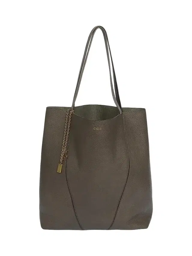 Chloé Women's  Spin Leather Tote Bag - Flannel Grey