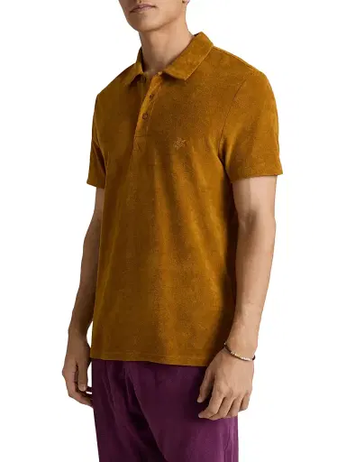 Vilebrequin Men's Terry Cloth Polo Shirt | Thumbnail 1 Vilebrequin Men's Terry Cloth Polo Shirt | Thumbnail 1