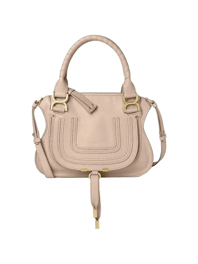 Chloé Women's  Marcie Leather Satchel Bag - Boyish Brown