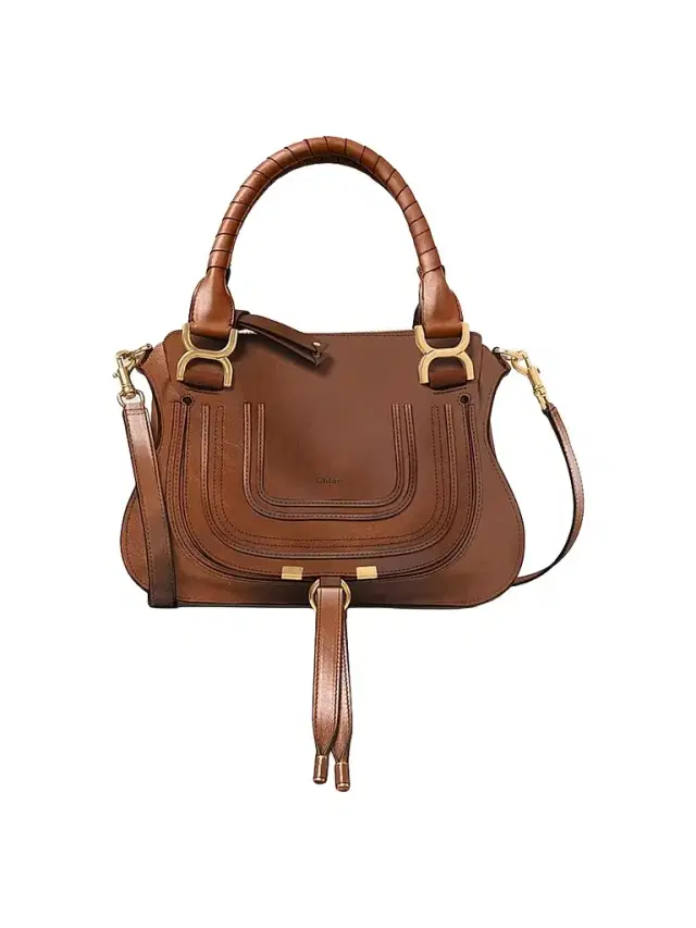 Chloé Women's Marcie  Leather Satchel - Clay Brown