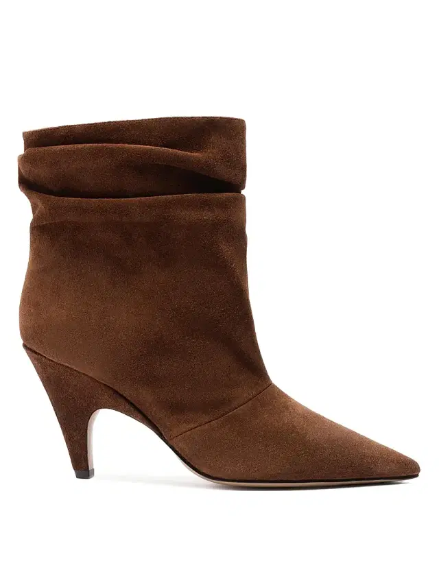 Alexandre Birman Women's Tati 85MM Suede Slouchy Boots - Rich Brown