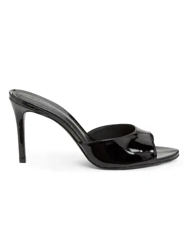 Schutz Women's Cloe 100MM Patent Leather Sandals - Black - Size 9.5 | Thumbnail 1 Schutz Women's Cloe 100MM Patent Leather Sandals - Black - Size 9.5 | Thumbnail 1