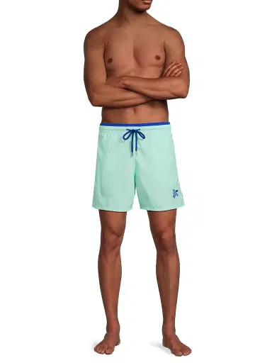 Vilebrequin Men's Unis Swim Shorts - Blue | Thumbnail 2