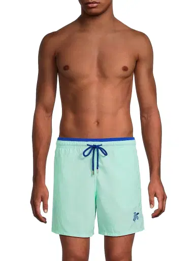Vilebrequin Men's Unis Swim Shorts - Blue | Thumbnail 3