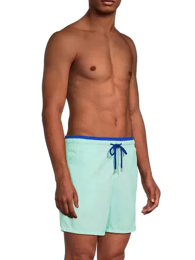 Vilebrequin Men's Unis Swim Shorts - Blue | Thumbnail 4