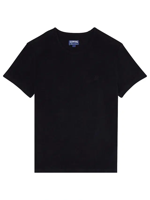 Vilebrequin Men's Cotton-Blend Crewneck T-Shirt - Black