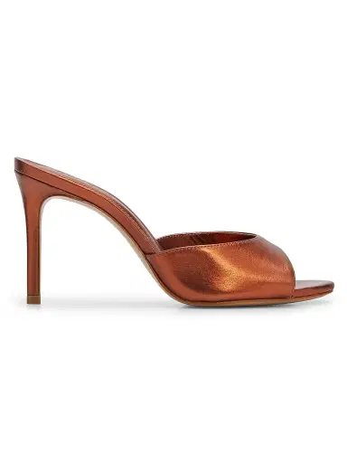 Schutz Women's Cloe 100MM Patent Leather Sandals - Brown Rose - Size 5 | Thumbnail 1