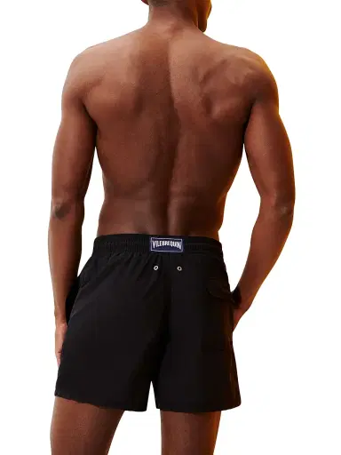 Vilebrequin Men's Unis Swim Trunks - Black | Thumbnail 3