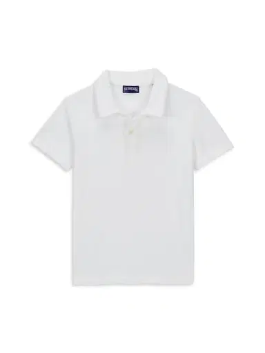 Vilebrequin Little Boy's & Boy's Terry Polo Shirt - White - Size 10 | Thumbnail 1