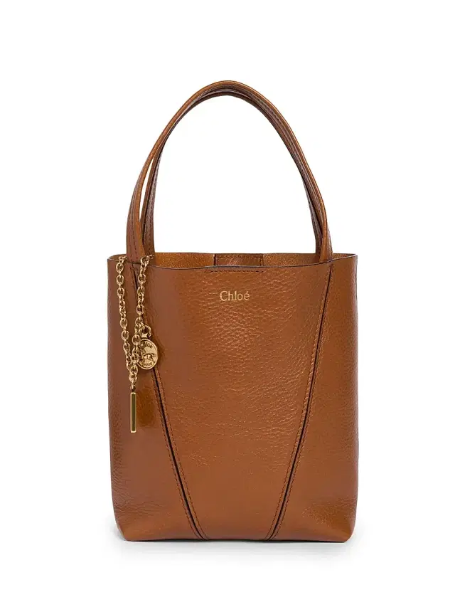 Chloé Women's  Spin Leather Tote Bag - Clay Brown
