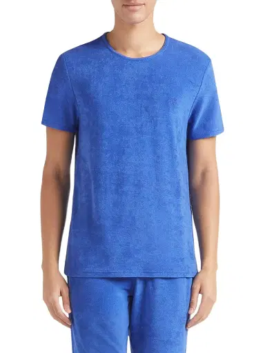 Vilebrequin Men's Cotton-Blend Crewneck T-Shirt - Marrakech | Thumbnail 4 Vilebrequin Men's Cotton-Blend Crewneck T-Shirt - Marrakech | Thumbnail 4