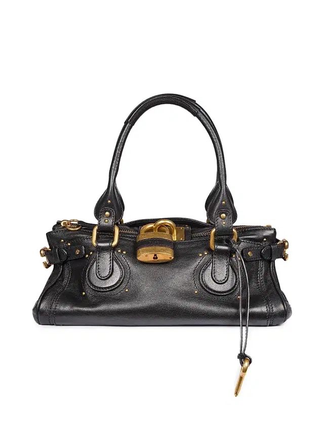 Chloé Women's Paddington Leather Shoulder Bag - Black