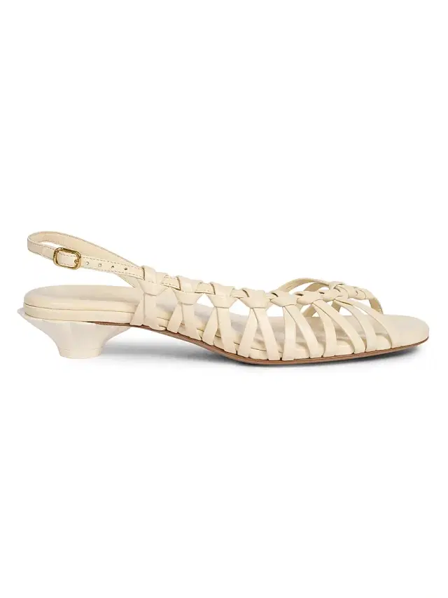 Chloé Women's Estra Woven Leather Sandals - Soft