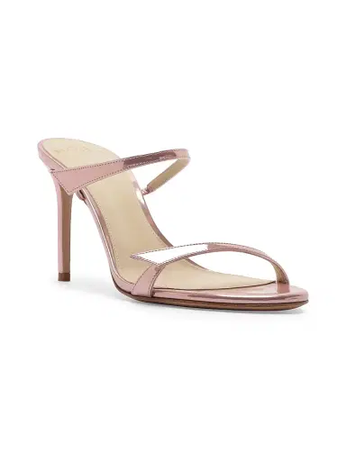 Alexandre Birman Women's Tita 85MM Metallic Leather Sandals - Pink | Thumbnail 2 Alexandre Birman Women's Tita 85MM Metallic Leather Sandals - Pink | Thumbnail 2