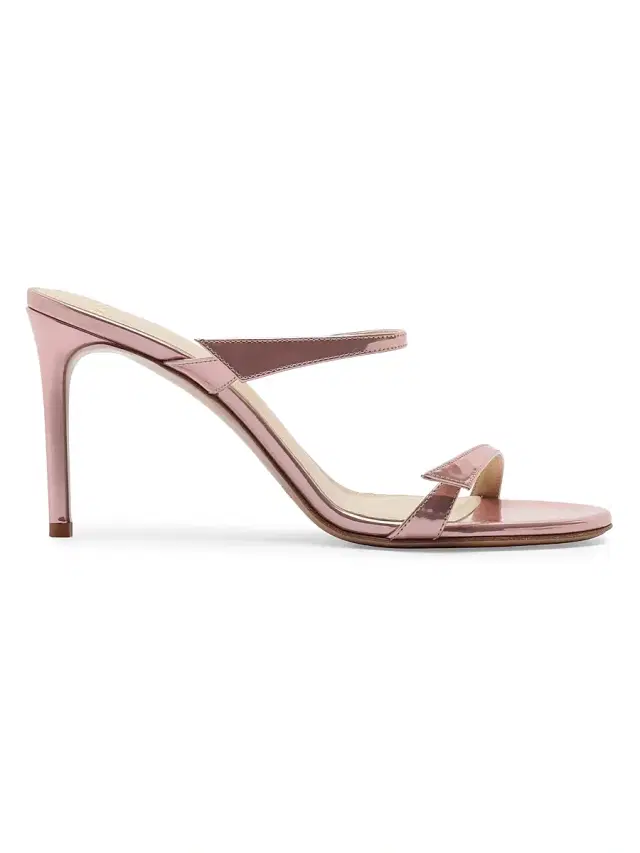 Alexandre Birman Women's Tita 85MM Metallic Leather Sandals - Pink