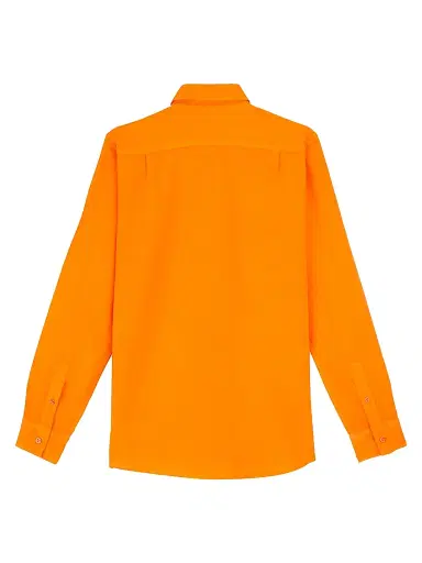 Vilebrequin Men's Long-Sleeve Linen Shirt - Apricot | Thumbnail 3