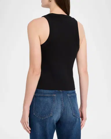 Veronica Beard Jordyn Cropped Tank Top | Thumbnail 3