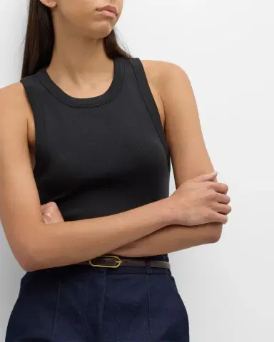 Veronica Beard Jordyn Cropped Tank Top | Thumbnail 7