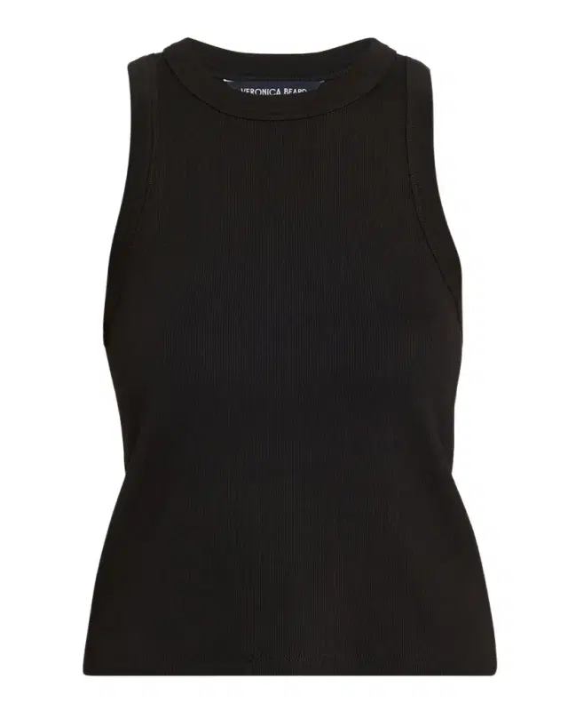Veronica Beard Jordyn Cropped Tank Top