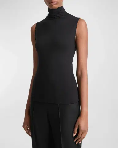 Vince Sleeveless Turtleneck Top | Thumbnail 2