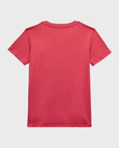 Moncler Girl's Embroidered Logo-Print T-Shirt | Thumbnail 2