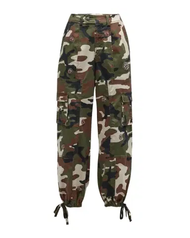 Cinq a Sept Love Camo Zola Embellished Twill Pants | Thumbnail 1