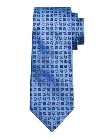 Charvet Men's Geometric Square Silk Tie | Thumbnail 1