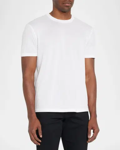 TOM FORD Men 's Lyocell-Cotton Crewneck T-Shirt | Thumbnail 3