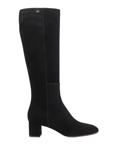 Santoni Suede Block-Heel Knee Boots | Thumbnail 1