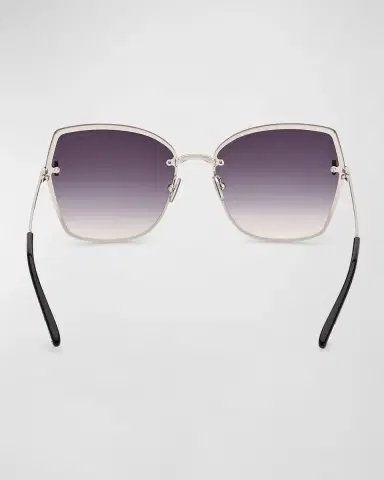 TOM FORD Nickie Metal Butterfly Sunglasses | Thumbnail 5