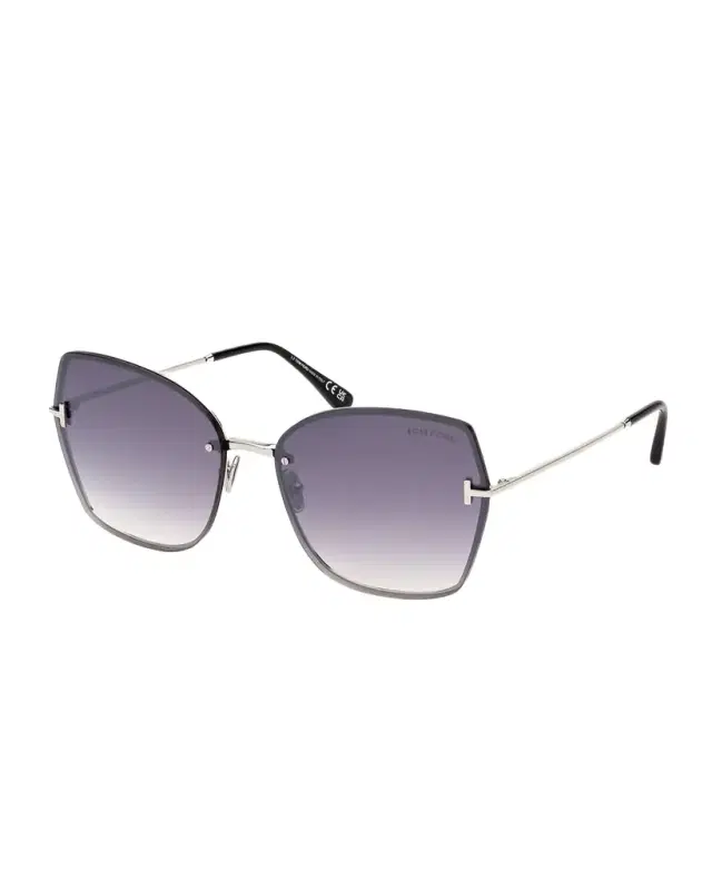 TOM FORD Nickie Metal Butterfly Sunglasses