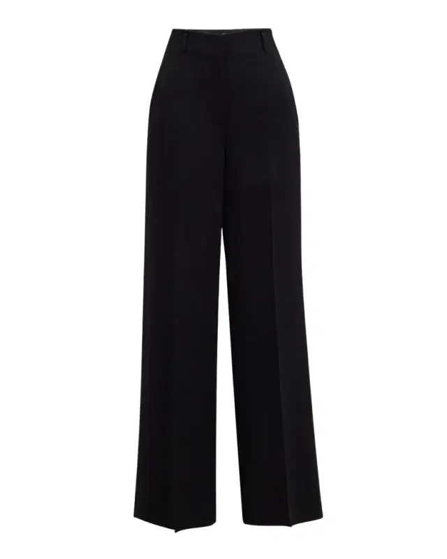 Lafayette 148 New York Thames Wide-Leg Crepe Pants