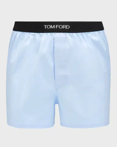 TOM FORD Men 's Cotton Poplin Stretch Boxer Shorts | Thumbnail 2