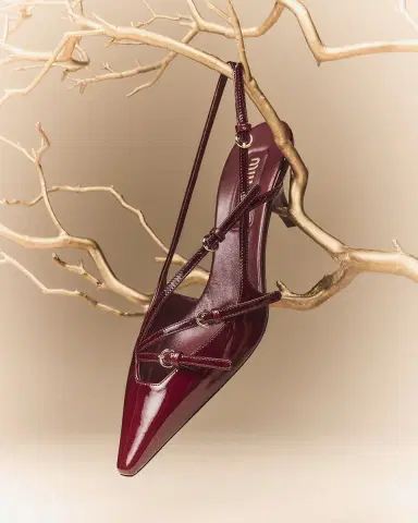 Miu Miu Patent Buckle-Trio Slingback Pumps | Thumbnail 5 Miu Miu Patent Buckle-Trio Slingback Pumps | Thumbnail 5