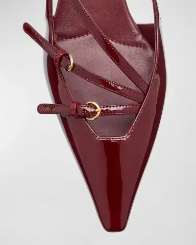 Miu Miu Patent Buckle-Trio Slingback Pumps | Thumbnail 7 Miu Miu Patent Buckle-Trio Slingback Pumps | Thumbnail 7