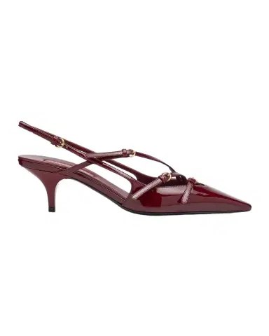 Miu Miu Patent Buckle-Trio Slingback Pumps | Thumbnail 1 Miu Miu Patent Buckle-Trio Slingback Pumps | Thumbnail 1