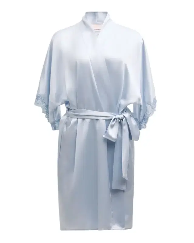 Christine Lingerie Bijoux Short Silk Robe