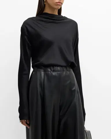 A.L.C. Georgia Cowl-Neck Cutout Top | Thumbnail 4