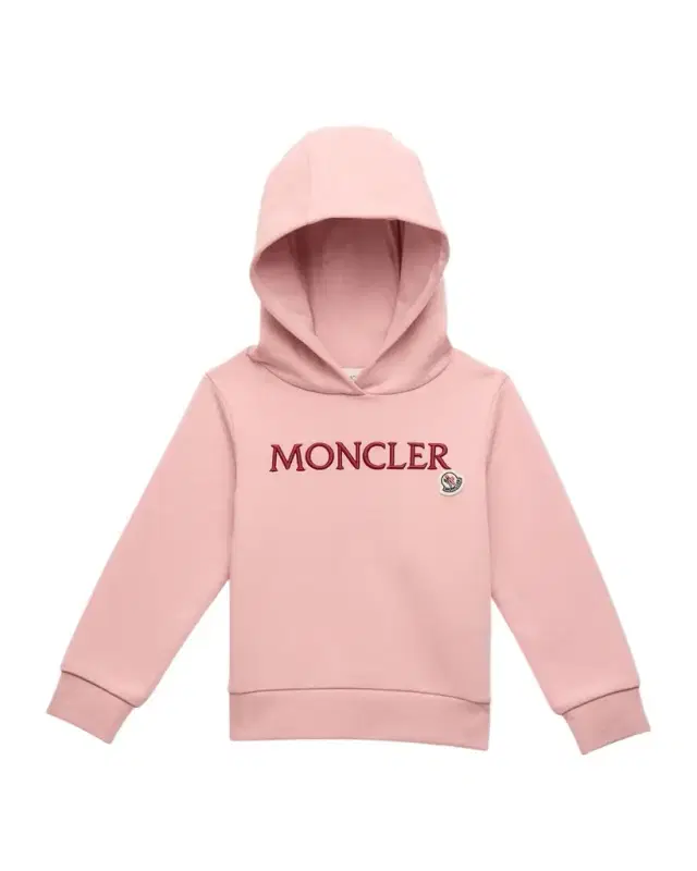 Moncler Girl 's Embroidered Logo-Print Hoodie