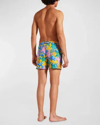 Vilebrequin Men's Glowed Star Swim Shorts | Thumbnail 4