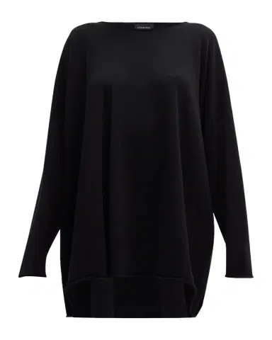 Eskandar A-Line Bateau Neck Cashmere Sweater | Thumbnail 1 Eskandar A-Line Bateau Neck Cashmere Sweater | Thumbnail 1