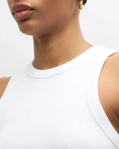 Veronica Beard Jordyn Cropped Tank Top | Thumbnail 5