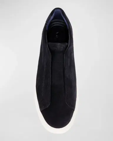 Vince Men's Lakewood Suede Low-Top Sneakers | Thumbnail 4 Vince Men's Lakewood Suede Low-Top Sneakers | Thumbnail 4