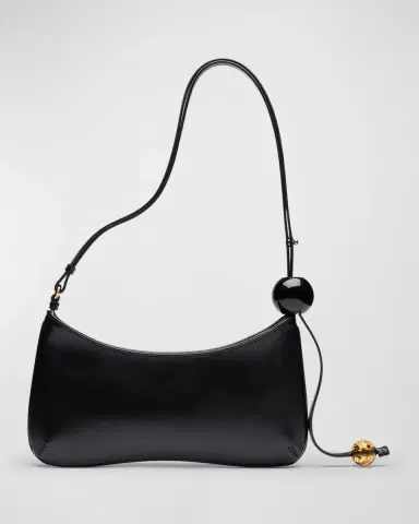 Jacquemus Le Bisou Perle Leather Shoulder Bag | Thumbnail 5 Jacquemus Le Bisou Perle Leather Shoulder Bag | Thumbnail 5