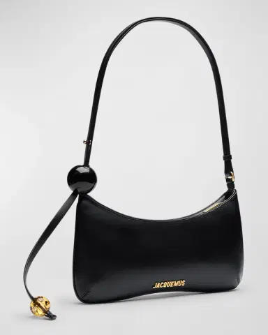 Jacquemus Le Bisou Perle Leather Shoulder Bag | Thumbnail 6 Jacquemus Le Bisou Perle Leather Shoulder Bag | Thumbnail 6