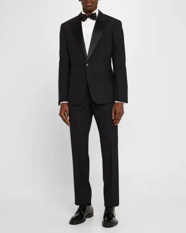 Ralph Lauren Purple Label Gregory Hand-Tailored Wool Peak Tuxedo | Thumbnail 2 Ralph Lauren Purple Label Gregory Hand-Tailored Wool Peak Tuxedo | Thumbnail 2