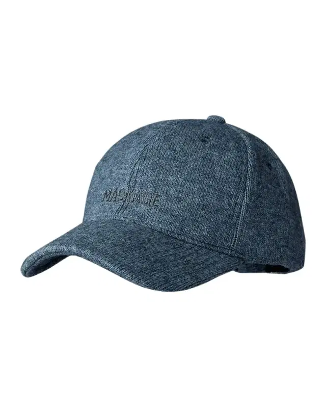 Mackage Men's Anderson Wool and Cashmere Logo Baseball Cap