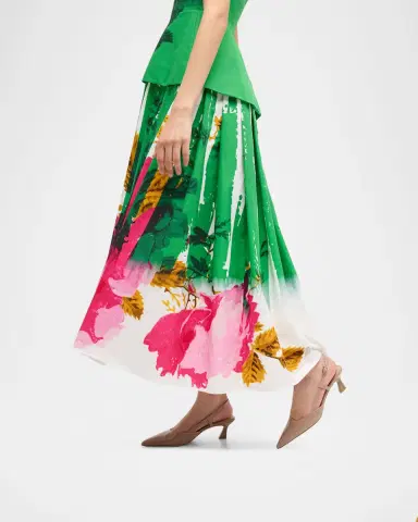 Stuart Weitzman Vinnie Patent Kitten Slingback Pumps | Thumbnail 2