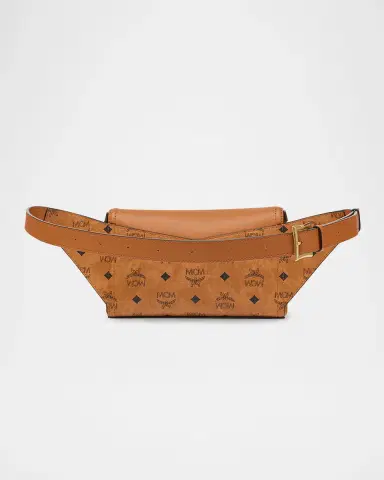 MCM Visetos Zip Faux Leather Shoulder Bag | Thumbnail 2 MCM Visetos Zip Faux Leather Shoulder Bag | Thumbnail 2